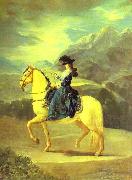 Francisco Jose de Goya, Equestrian Portrait of Dona Maria Teresa Vallabriga
